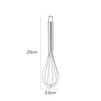 ราคา PQS ตะกร้อตีไข่สแตนเลส มี 3ขนาด 8นิ้ว 10นิ้ว 12นิ้ว 12เส้นลวด ตะกร้อตีแป้ง ตะกร้อตีมือ ตะกร้อตีครีม เครื่องตีไข่ (22189473647)