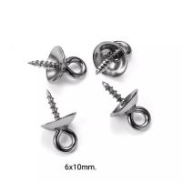 ราคา ก้านเสียบจี้ ลูกปัด ไข่มุก เครื่องประดับจี้สร้อยคอ สแตนเลสฝาครอบลูกปัด ไข่มุก สแตนเลส (20020777033)