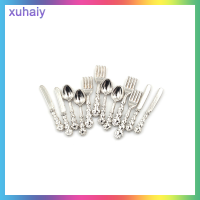 ราคา xuhaiy มีดส้อมขนาดเล็กสำหรับบ้านตุ๊กตา1 12 12ชิ้นอุปกรณ์สำหรับซุปของเล่นเฟอร์นิเจอร์ครัว (19870752839)