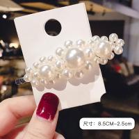 ราคา ACC เกาหลีสุทธิผมสีแดงขาง่ายคลิป Pearl เครื่องประดับผมอุปกรณ์ตกแต่งผมสตรี (8865385448)