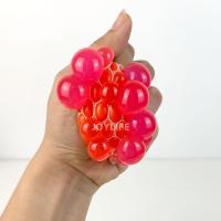 ราคา บอลบีบตาข่าย ลูกใหญ่ สีพาสเทล สีกากเพชร สีเดียว บอลบีบทะลัก ของเล่นคลายเคลียด สกุชชี่ (21797666329)