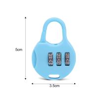 ราคา On Sale กุญแจล็อคประตูกระเป๋าเดินทางด้วยรหัสรหัสตัวเลขกุญแจคล้องแบบรหัสรหัสผ่านล็อครักษาความปลอดภัยการเดินทาง (22526610437)