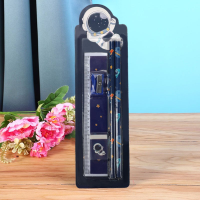 ราคา BLUE WHALE ชุดเครื่องเขียน1ชุดมีถึง5ชิ้นประกอบไปด้วยดินสอ ไม้บรรทัด ยางลบ กบเหลา ลายน่ารัก (22473330031)