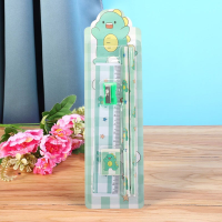 ราคา BLUE WHALE ชุดเครื่องเขียน1ชุดมีถึง5ชิ้นประกอบไปด้วยดินสอ ไม้บรรทัด ยางลบ กบเหลา ลายน่ารัก (22473330033)