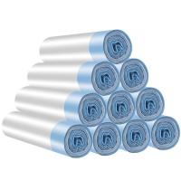 ราคา Thickened Portable Garbage Bag Household Drawstring Garbage Bag Large Vests Kitchen Garbage Bin Plastic Bag (22238768221)