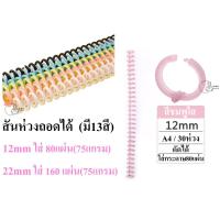 ราคา Kw Trio 12mmเล็ก สันห่วงเข้าเล่มพลาสติก DIYเปิดใส่ ตัดได้ กระดูกงูเข้าเล่ม A4 มี30ห่วง ใส่กระดาษได้80แผ่น พร้อมส่ง 1เส้น (22209601568)
