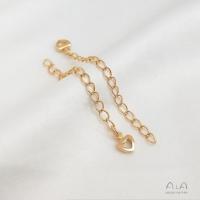 ราคา โซ่ต่อขยายรูปหัวใจหยดน้ำสีในแพ็คทอง14K โซ่ขยายสร้อยคอ Diy สร้อยข้อมือทำด้วยมือเครื่องประดับอัญมณีแรก (17981813937)