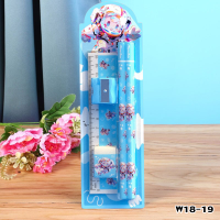 ราคา Aimilo ชุดเครื่องเขียน1ชุดมีถึง5ชิ้นประกอบไปด้วยดินสอ ไม้บรรทัด ยางลบ กบเหลา ลายน่ารัก (22473425835)