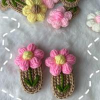 ราคา กิ๊บติดผม ไหมพรมถักแท้ๆ 2 ชิ้น (22172903950)