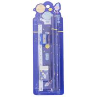 ราคา ชุดเครื่องเขียน 5 ชิ้น ดินสอ ยางลบ ไม้บรรทัด กบเหลาดินสอ น่ารักๆ อุปกรณ์เครื่องเขียน ชุดดินสอ ของแจก ของขวัญ Gift Set J250 (19802283936)