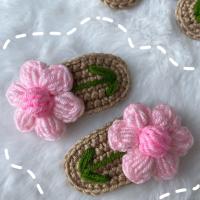 ราคา กิ๊บติดผม ไหมพรมถักแท้ๆ 2 ชิ้น (22172903948)