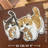 ราคา แมวน่ารัก สติกเกอร์ เคลือบกันน้ำ ลายแนวๆ ไดคัท ติดกระเป๋าเดินทาง โน้ตบุ๊ค เคสโทรศัพท์ กระบอกน้ำ Waterproof Decal Sticker (22015266080)