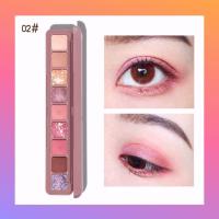 ราคา ทาตา Lameila พาเลททาตา อายแชโดว์ เนื้อดินน้ำมัน เนื้อกริตเตอร์ กันน้ำ ติดทน พาเลททาตา 9สี (22430288734)
