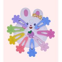 ราคา กิ๊บติดผมเด็กน่ารัก ลายโบว์ ลายดาว ลายดอกไม้ ลายสี่เหลี่ยม ลายสามเหลี่ยม กิ๊บป๊อกแป๊ก ขนาด 4 cm 1 แผงได้ 8 ชิ้น (22045833942)