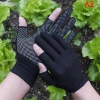 ราคา ถุงมือ Qcici ถุงมือออกกำลังกายผู้ชายผู้หญิงกีฬาโยคะกลางแจ้งออกกำลังกายครึ่งถุงมือแบบเปิดครึ่งนิ้ว (19053148242)