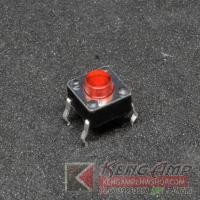 ราคา 10ตัว SW MicroSwitch 6x6 H5mm สีแดง (22509053349)