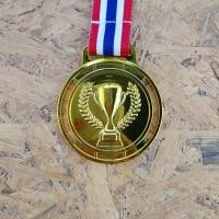 ราคา เหรียญรางวัล แบบแปะโลโก้ได้ ทรงกลม รูปถ้วยรางวัล เหรียญกีฬาสี เหรียญรางวัลพลาสติก กีฬาสี แข่งขัน 1 ชิ้น พร้อมสายคล้องคอ (22164321205)