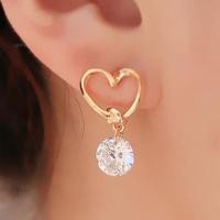ราคา Cute earrings Heart earrings Fashionable earrings Fashionable earrings earrings Dangle ear pins Eardrop earrings earrings for Party earrings Wedding earrings Daily wear earrings Gift earrings Womens j
