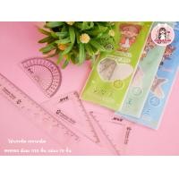 ราคา ชุดเรขาคณิต ไม้บรรทัดเรขาคณิต MY898G (18491859536)