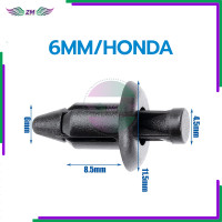 ราคา กิ๊บล็อคมอไซ คลิ๊ปล็อคชุดสีตัวละ กิ๊บมอไซ กิ๊บ 1 ตัว ใช้รูรับแสงขนาด 6 มม HONDA ใหม่เอี่ยม 100 คุณภาพสูงระดับไฮคลาส (22107270231)