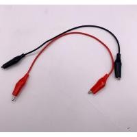 ราคา 2คู่ ปากครบดำแดง1ชุดสายยาว20เซน ดำ แดง ปากคีบ พร้อมส่ง (21390586012)