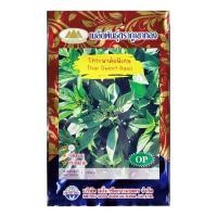 ราคา โหระพา คัดพิเศษ MT OP 011 Thai sweet basil เมล็ดพันธุ์โหระพา โหระพา เมล็ดผักสวนครัว เมล็ดพันธุ์ผัก ตราภูเขาทอง (20120839652)
