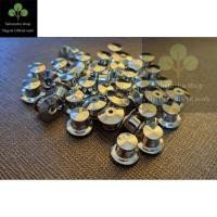 ราคา หมุดสปริงติดเครื่องหมาย ตัวล็อค ล็อคหมด ตัวติดหมุด มีสีเงินและสีทอง ให้เลือกซื้อ ราคาขายต่อ 1 ตัว (21027155141)