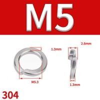 ราคา แหวน แหวนสปริง แหวนรอง กันคลาย สแตนเลส 304 M2 M2 5 M3 M4 M5 M6 M8 M10 M12 Spring Washer Stainless Steel (21173492222)