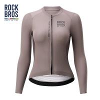 ราคา ROAD TO SKY ROCKBROS เสื้อปั่นจักรยานผู้หญิงเสื้อปั่นจักรยานระบายอากาศได้สวมใส่สบายเสื้อเจอร์ซีย์นักปั่นแขนยาวแห้งเร็วเสื้อซิป YKK พร้อมกระเป๋า3ช่อง (22030079711)