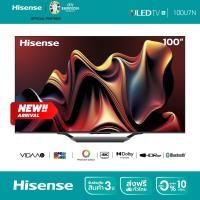 ราคา NEW 2024 Hisense TV 100U7N ทีวี 100 นิ้ว Mini LED ULED 4K VIDAA U7 Quantum Dot Colour Voice control DVB T2 USB2 0 3 0 HDMI AV (22665087687)