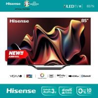 ราคา NEW 2024 Hisense TV 85EU7N ทีวี 85 นิ้ว Mini LED ULED 4K VIDAA U7 Quantum Dot Colour Voice control DVB T2 USB2 0 3 0 HDMI AV (22665257615)
