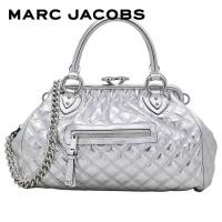 ราคา MARC JACOBS THE EDITION QUILTED METALLIC LEATHER STAM BAG FA23 กระเป๋าถือ (21303507269)