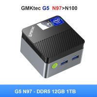 ราคา GMKtec คอมพิวเตอร์พีซี N97 Intel 12คอมพิวเตอร์ขนาดเล็ก12GB 1TB Windows 11 Pro Desktop 4800MT S WiFi BT5 (21796297634)