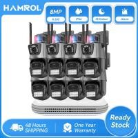 ราคา Hamrol 4K 8MP 8CH PTZ Dual Lens WIFI IP Security Camera H 265 Wireless NVR System Color Night Vision Motion Detection CCTV (21746767056)