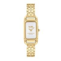 ราคา COACH Cadie รุ่น CO14504196 นาฬิกาข้อมือผู้หญิง สายสแตนเลส สีทอง หน้าปัด 17 5 มม (20849257617)