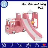 ราคา Hot Hit สินค้าขายดี Hellomom สไลเดอร์ชิงช้ารถบัส สไลเดอร์เด็ก รถบัสสไลเดอร์ เจ้าแรกในไทย ชิงช้า บัสสไลด์เดอร์ สไลเดอร์รถบัส ของเล่นสนาม (4675264499)
