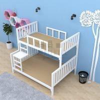 ราคา เตียงเหล็กสองชั้น บน 3 5 ฟุต ล่าง 6ฟุต 5 ฟุต (21408641324)