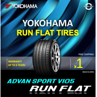 ราคา Yokohama ADVAN SPORT V105 RUN FLAT ยางใหม่ ผลิตปี2023 2024 มีหลายขนาด ราคาต่อ1เส้น Made in Japan สินค้ามีรับประกัน แถมจุ๊บลมยางต่อเส้น ยางรันแฟลต ขอบ18 ขอบ19 (10392631703)