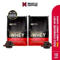 ราคา เซ็ตคู่ Optimum Nutrition Gold Standard Whey Protein 10 Lbs เวย์โปรตีน ช่วยเสริมสร้างกล้ามเนื้อ (21729179471)