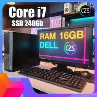 ราคา คอมครบชุด Core i7 Ram 16Gb Intel Hd SSD 240Gb สำหรับ ทำงาน เล่นเกมส์เบาๆ สินค้าคุณภาพ พร้อมใช้งาน (21761706086)