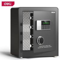 ราคา Deli ตู้เซฟนิรภัย ตู้เซฟอิเล็กทรอนิกส์ ตู้เซฟระบบดิจิตอล ระบบสแกนลายนิ้วมือ กุญแจสำรอง มัลติฟังก์ชั่น วัสดุเหล็ก บุผ้าด้านใน เคลือบกันสนิม 18 8 KG ระบบล็อค2ชั้น สลักล็อค4ตัว เสียงสัญญาณเตือน กันขโมย แ