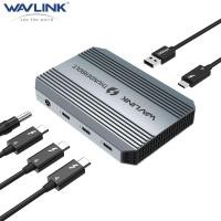 ราคา WAVLINK 5 in 1 Thunderbolt 4 Hub 90W PD Charging Single 8K or Dual 4K Display for MacBook Pro Air M1 M2 M3 Thunderbolt 4 3 USB C USB 4 Windows (22372768616)