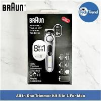 ราคา Braun All In One Series 7 Trimmer Kit 8 in 1 For Men With Adapter Model AlO7410 เครื่องตัดแต่งหนวดเครา เส้นผม และขน (21448970075)