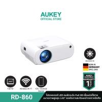 ราคา AUKEY RD 860 โปรเจคเตอร์ Full HD 1080P Wi Fi LCD Projector with Support Smartphone Screen Sync HDMI VGA (22663983554)