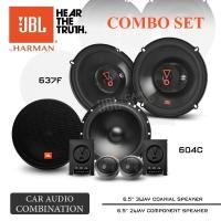 ราคา ชุดอัปเกรด ลำโพงรถ ดอกลำโพง ลำโพงแยกชิ้น ลำโพงแยกชิ้นติดรถยนต์ แบบ2ทาง ขนาด6 5นิ้ว JBL STAGE2 604C 1คู่ ลำโพงแกนร่วม แบบ3ทาง JBL SATGE3 637F 1คู่ JBL Car Audio (22105982038)
