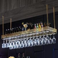 ราคา ชั้นวางแก้วไวน์แบบแขวนสำหรับใช้ในบ้านชั้นวางไวน์แบบแขวนแก้วไวน์แบบแขวนแก้วไวน์ทรงสูงชั้นวางแก้วไวน์แบบคว่ำ (20697463621)