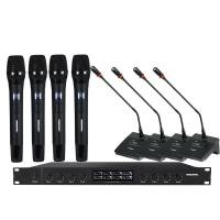 ราคา ไมค์ ลอย ไร้ สาย conference ไมค์ประชุมไร้สาย uhf ไมค์ลอยคู่ ไมค์ลอยราคาถูก ไมค์ลอยไร้สาย 4 Channel ไมร์โคโฟนไรสาย 100m 328ft For โบสถ์ ห้องเรียน ตระกูล Meeting (22581256868)