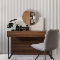 ราคา SB Design Square KONCEPT FURNITURE โต๊ะเครื่องแป้ง รุ่น Tanner สีไม้เข้ม 120x45x140 ซม (21466677164)