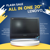 ราคา LENOVO ALL IN ONE HDD 500GB จอ 20 นิ้ว SECOND HAND (22042710929)