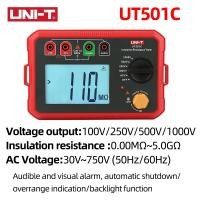 ราคา พร้อมส่ง UNI T Ut501a UT502A 100V 2500V เครื่องวัดความต้านทานดิน ช่วงอัตโนมัติ 5GΩ 25GΩ โอห์ม 1000V โวลต์มิเตอร์ UT501C UT502C (22051544499)